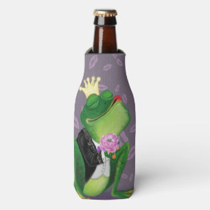 Funny Bottle Cooler mit Froschprinz Flaschenkühler
