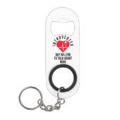 Funny Bottle Opener für Introvertierte Mini Flaschenöffner (Vorderseite)