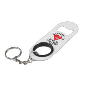 Funny Bottle Opener für Introvertierte Mini Flaschenöffner (Vorderseite Schrägansicht)