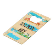 Funny Bottopener Geldbeutel Flaschenöffner (Vorderseite Schrägansicht)