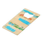 Funny Bottopener Geldbeutel Flaschenöffner (Rückseite Schrägansicht)