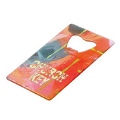 Funny Bottopener Geldbeutel Flaschenöffner (Vorderseite Schrägansicht)