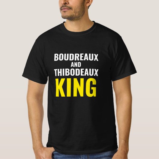 Funny Boudreaux und Thibodeaux King Vintag TShirt (Vorderseite)