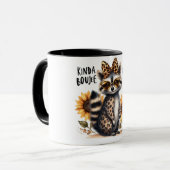 Funny Boujee / Raccoon Tasse (Vorderseite Links)