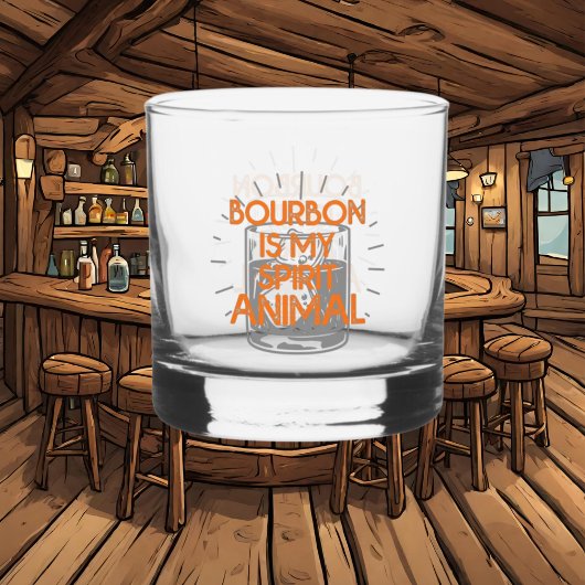 Funny bourbon Geist Tierart Whiskyglas