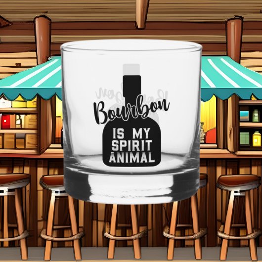 Funny Bourbon Geist Tierart Whiskyglas