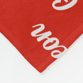 Funny Bouvier Dog Name Gemustert Weihnachten Fleecedecke (Ecke)