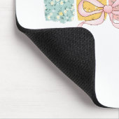 Funny Bow Coquette Mama Blume Muttertag Mousepad (Ecke)