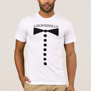 Funny Bow Krawatte Trauzeuge T - Shirt