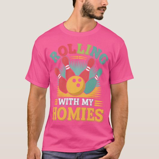 Funny Bowler Bowling T-Shirt (Vorderseite)
