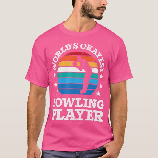 Funny Bowler zu Bowling Ball Shoes Bowling T-Shirt (Vorderseite)