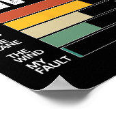 Funny Bowling Ausreden Poster (Ecke)