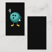 Funny Bowling Ball Strike Lover Bowler Spaß Visitenkarte (Vorne/Hinten)