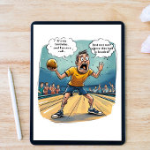 Funny Bowling Birthday Card Karte