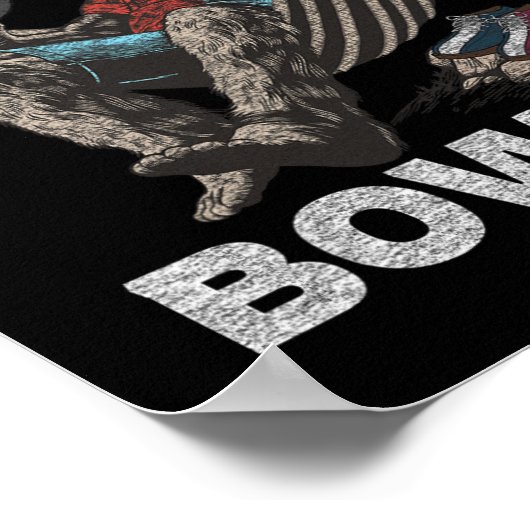 Funny Bowling Bowler Legendary Sprichwort Poster (Ecke)