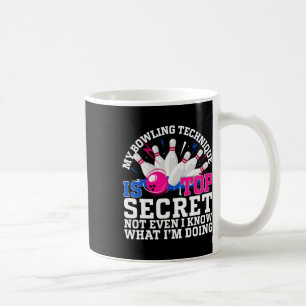 Funny Bowling Bowler Women Men Mein Bowling Techni Kaffeetasse