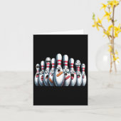 Funny Bowling Buttone Niedlich Scanied Bowling Spo Karte (Gelbe Blume)