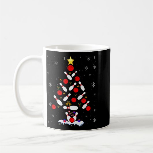 Funny Bowling Christmas Tree Lights Xmas For Men W Kaffeetasse (Links)