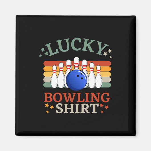 Funny Bowling Das ist mein Bowling Strike Team Magnet (Vorne)