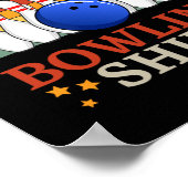 Funny Bowling Das ist mein Bowling Strike Team Poster (Ecke)