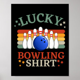 Funny Bowling Das ist mein Bowling Strike Team Poster
