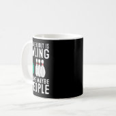 Funny Bowling Design Damen Kinder Bowling Lo Kaffeetasse (Vorderseite Links)