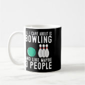 Funny Bowling Design Damen Kinder Bowling Lo Kaffeetasse (Links)