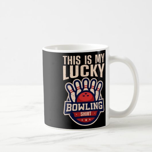 Funny Bowling Design Damen Kinder Bowling Lo Kaffeetasse (Rechts)