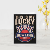 Funny Bowling Design Damen Kinder Bowling Lo Karte (Gelbe Blume)