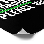 Funny Bowling Design Damen Kinder Bowling Lo Poster (Ecke)