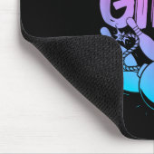 Funny Bowling Design For Girls Women Bowler Bowlin Mousepad (Ecke)