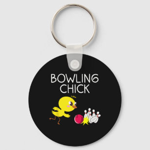 Funny Bowling Design for Girls Women Bowler Bowlin Schlüsselanhänger