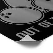 Funny Bowling Design For Men Women Kids Bowling Lo Poster (Ecke)