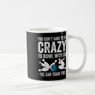 Funny Bowling Design Women Kids Bowler Bow Kaffeetasse