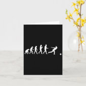 Funny Bowling Evolution Gift Bowler Sports Player Karte (Gelbe Blume)