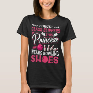 Funny Bowling for Women Girls Kinder Mama Ehefrau T-Shirt