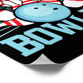 Funny Bowling Fragte mich über Bowling Poster (Ecke)