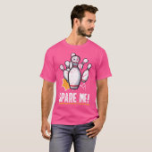 Funny Bowling für Bowling-Team T-Shirt (Vorne ganz)