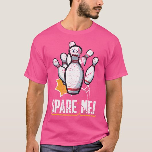 Funny Bowling für Bowling-Team T-Shirt (Vorderseite)