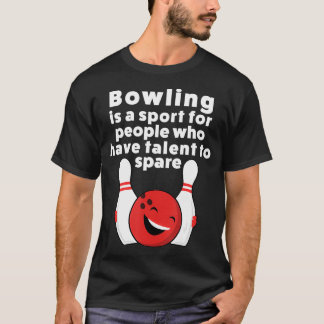 Funny Bowling für Frauen und Kinder T-Shirt