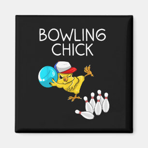 Funny Bowling Geschenk Frauen Niedlicher Bowling C Magnet