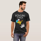 Funny Bowling Geschenk Frauen Niedlicher Bowling C T-Shirt (Vorne ganz)