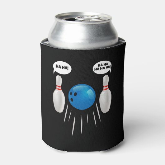 Funny Bowling - Geschenk für Bowlers Dosenkühler (Kanne Vorderseite)