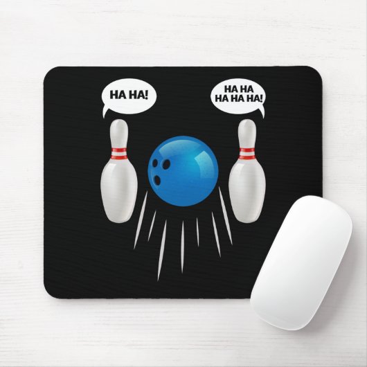 Funny Bowling - Geschenk für Bowlers Mousepad (Mit Mouse)