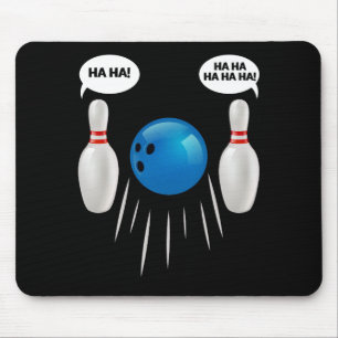Funny Bowling - Geschenk für Bowlers Mousepad
