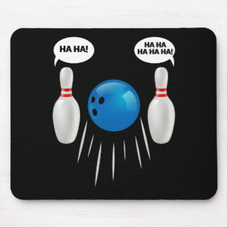 Funny Bowling - Geschenk für Bowlers Mousepad