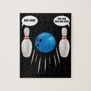 Funny Bowling - Geschenk für Bowlers Puzzle