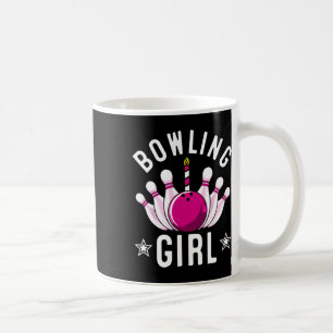 Funny Bowling Geschenk für Kinder Cool Bowler Girl Kaffeetasse