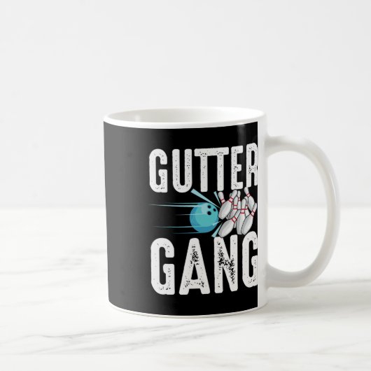 Funny Bowling Geschenk für Männer Frauen Cool Gutt Kaffeetasse (Rechts)