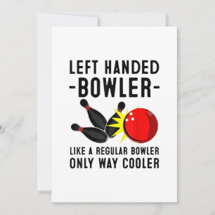 Funny Bowling Geschenk für Männer Frauen Cool Hand Save The Date